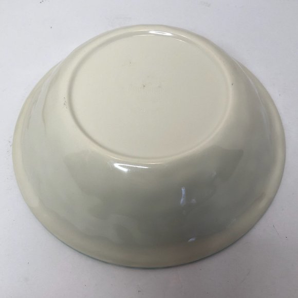 Pier 1 Royal Regal Melamine Green White Serving Bowls Set of 2 - Picture 3 of 4